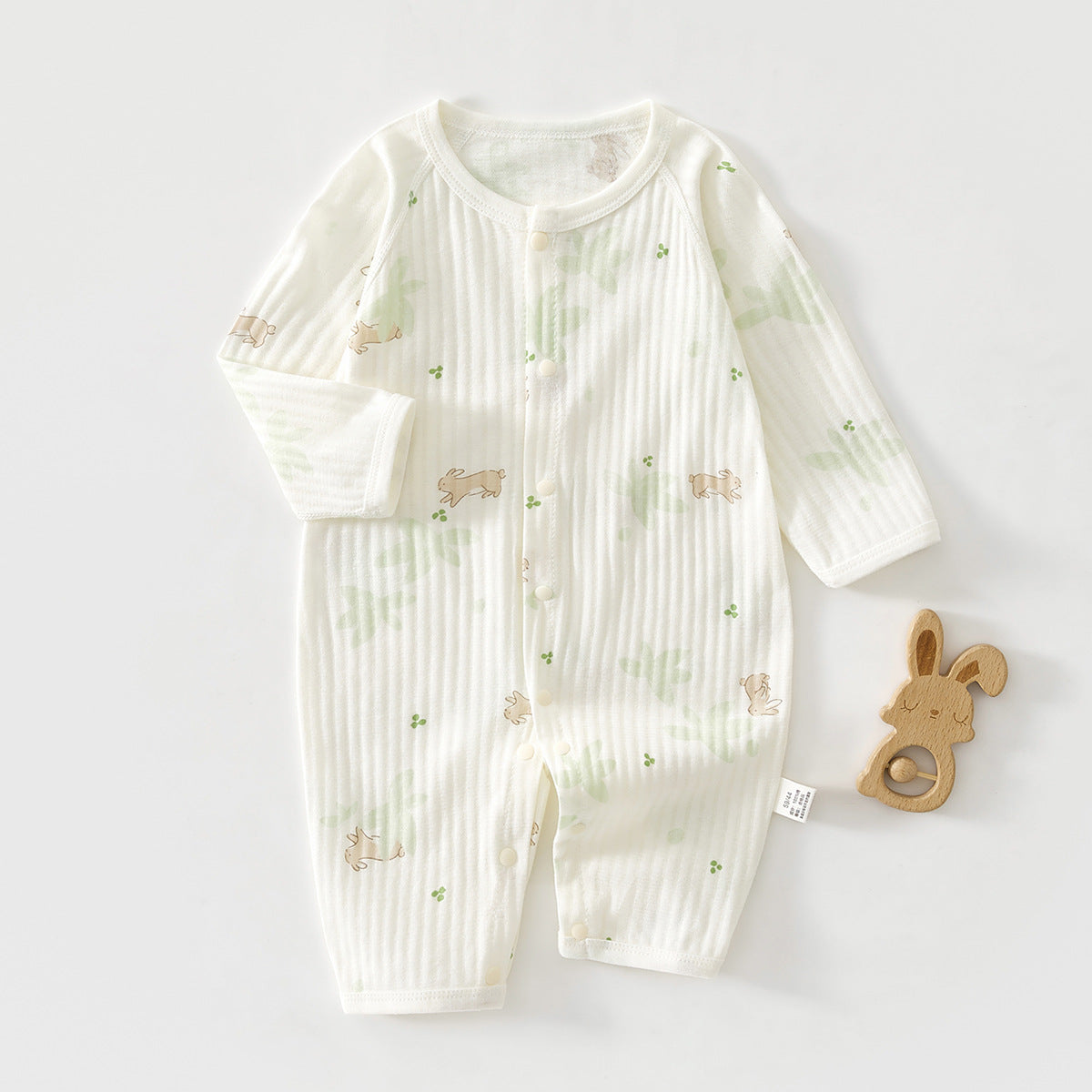 Newborn Baby Onesie Lightweight Sleepwear Long Sleeve