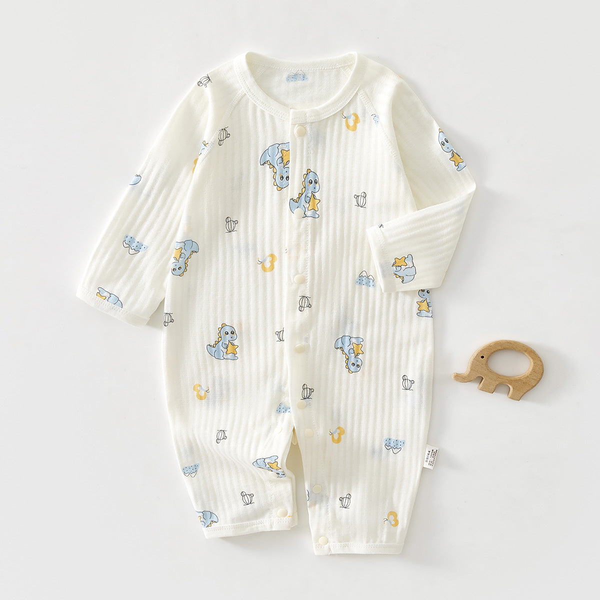 Newborn Baby Onesie  Lightweight Sleepwear Long Sleeve