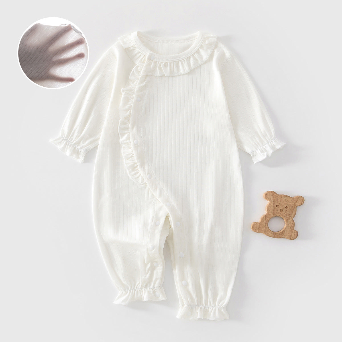 Infant Long Sleeve Bodysuit Lightweight Baby Girl Clothes Seamless Onesie