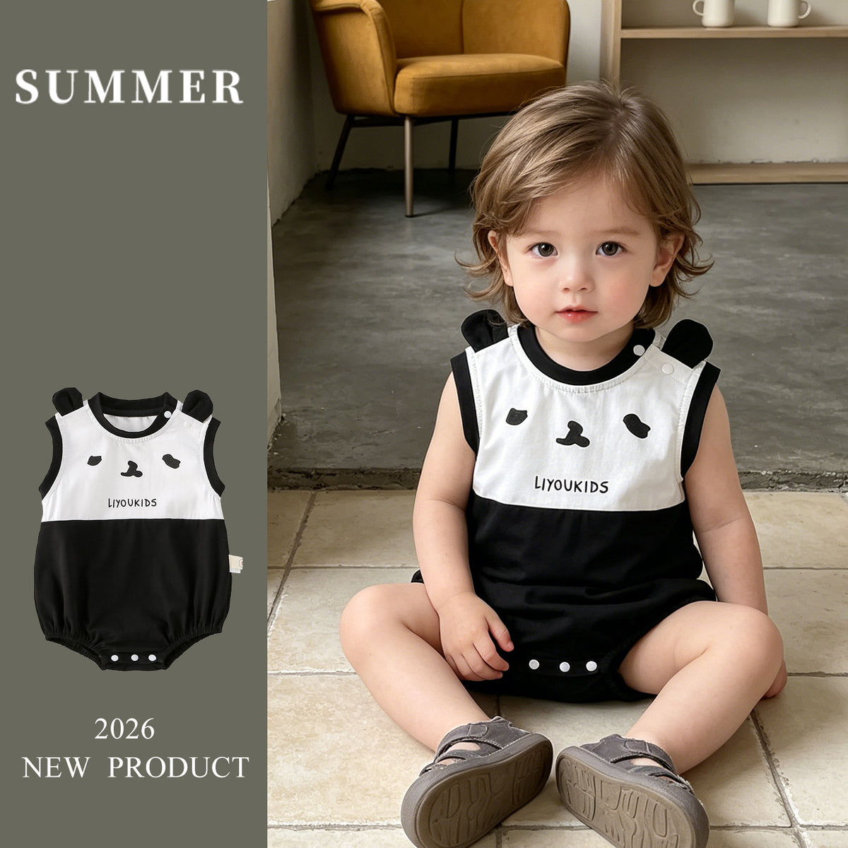 Baby Clothes Sleeveless Romper Lightweight Super Cute Newborn Onesie