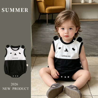 Baby Clothes Sleeveless Romper Lightweight Super Cute Newborn Onesie