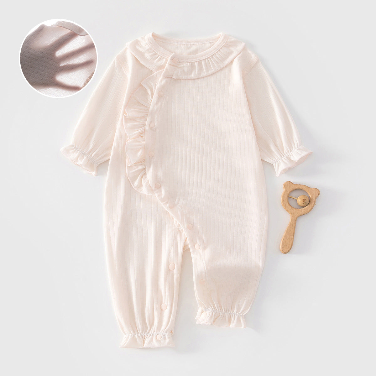 Infant Long Sleeve Bodysuit Lightweight Baby Girl Clothes Seamless Onesie