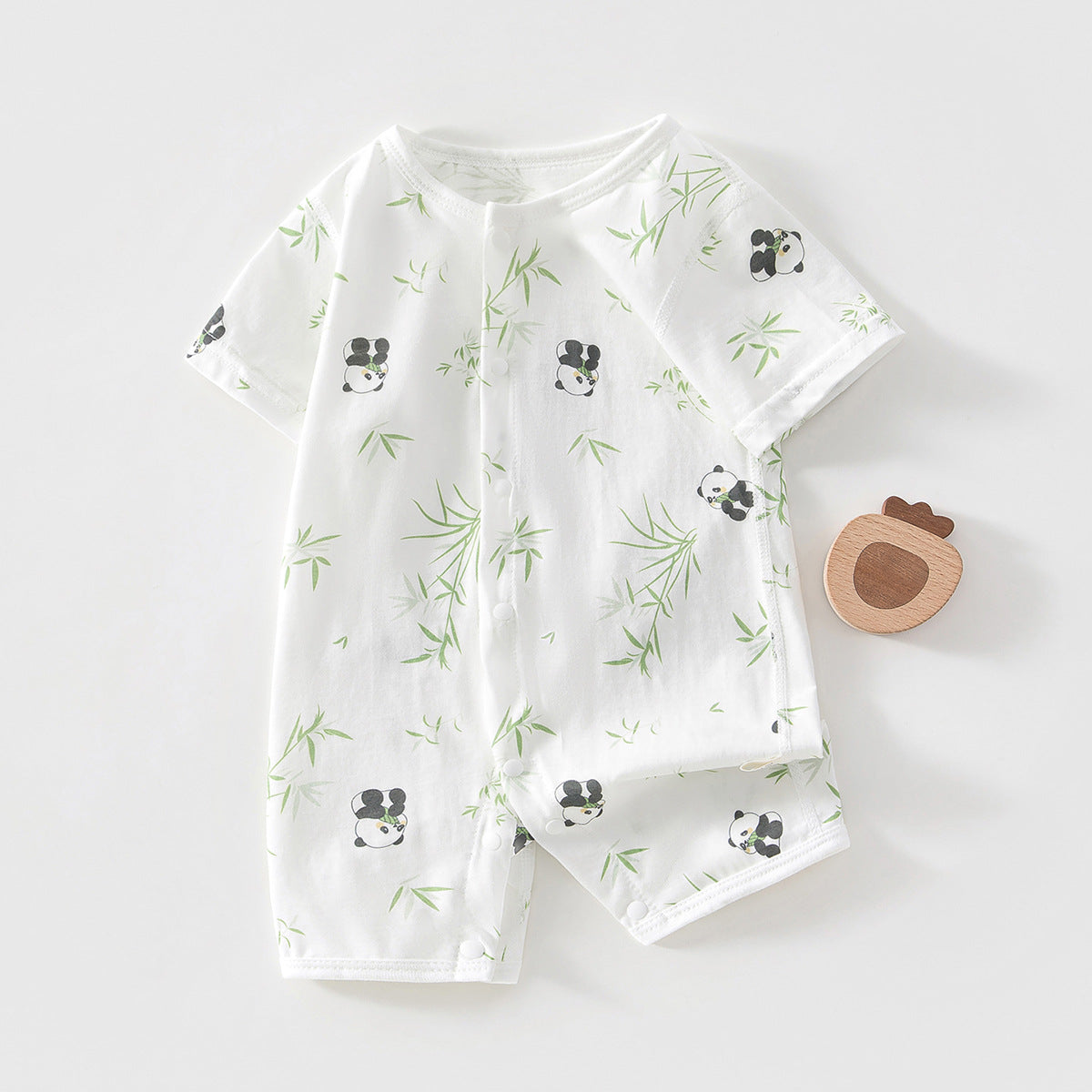 Romper Lightweight Newborn Jumpsuit  Short Sleeve Baby Clothing Onesie Sleepwear