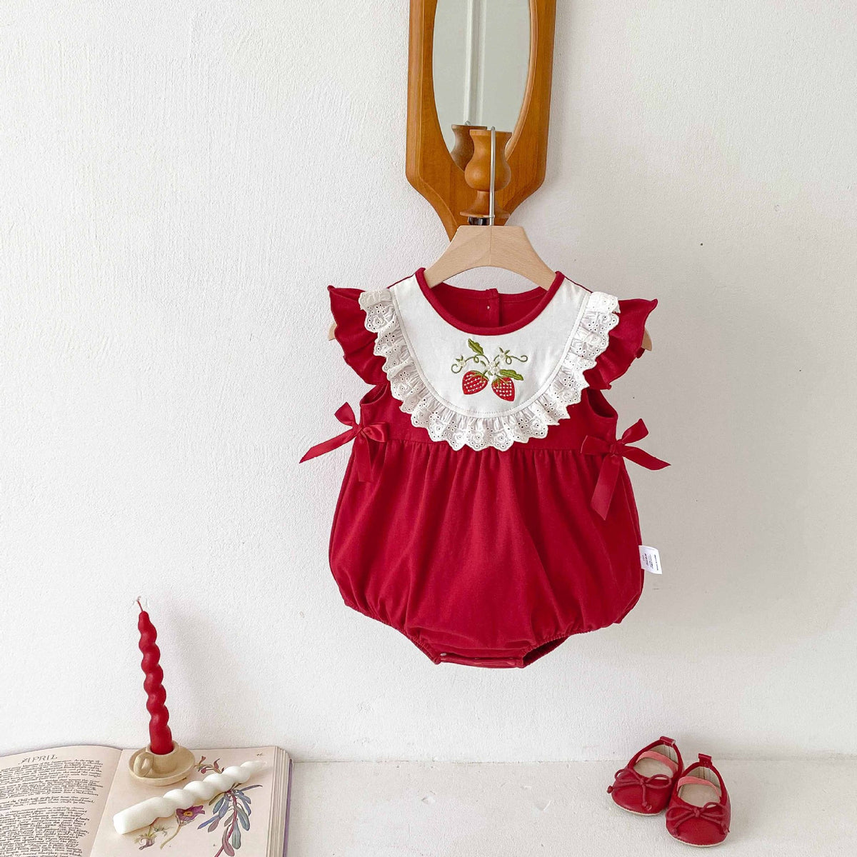 Baby Summer Outfit Newborn Clothes Girl Romper Full Moon Bodysuit Lightweight Summer Cotton A Class