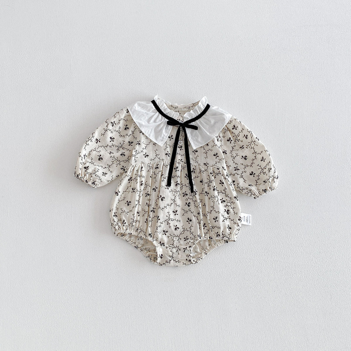 Baby Romper Spring Autumn Clothes Girl Baby Floral Chic Style Bodysuit Newborn Crawling Suit Cotton A Class