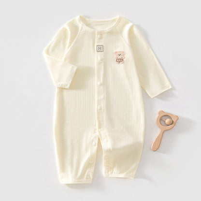 Baby Romper Sleepwear Newborn Long Sleeve Outing Air Conditioning Suit