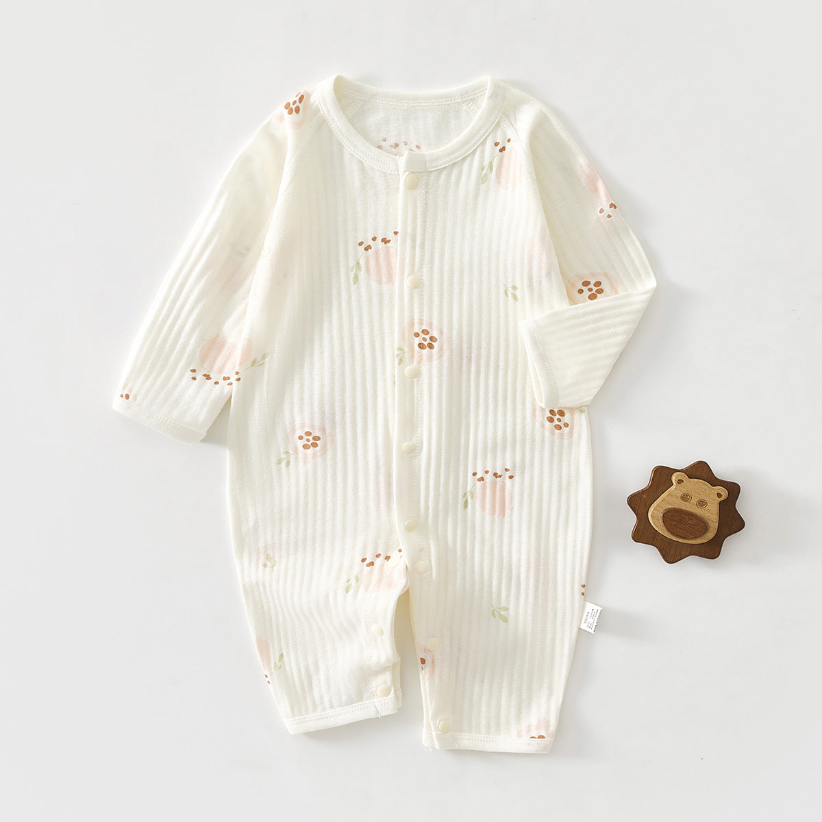 Newborn Baby Onesie  Lightweight Sleepwear Long Sleeve