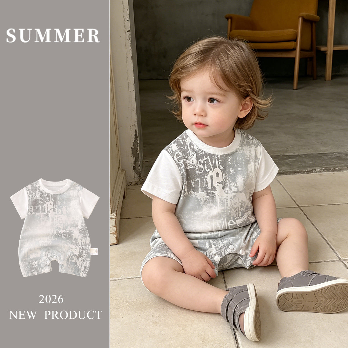 Clothing Baby Vest Romper Lightweight Newborn Outfit Outdoor Crawler Suit