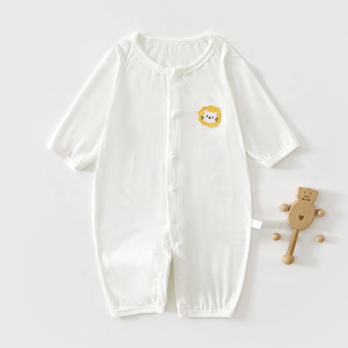 Baby Lightweight Unisex Baby Air Conditioning Sleepwear Outfit Newborn Long Sleeve Breathable Harlow Clothes