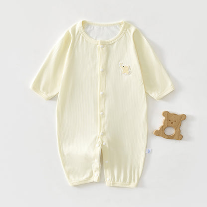 Baby Lightweight Unisex Baby Air Conditioning Sleepwear Outfit Newborn Long Sleeve Breathable Harlow Clothes