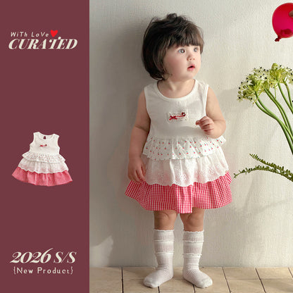 Baby Girl Cute Cake Dress Sweet Girl Clothes Infant Dress