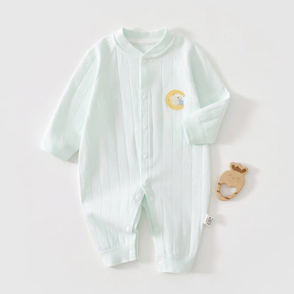 Baby Romper Newborn Clothes Pure Cotton Long Sleeve Sleepwear Baby Onesie Crawling Suit