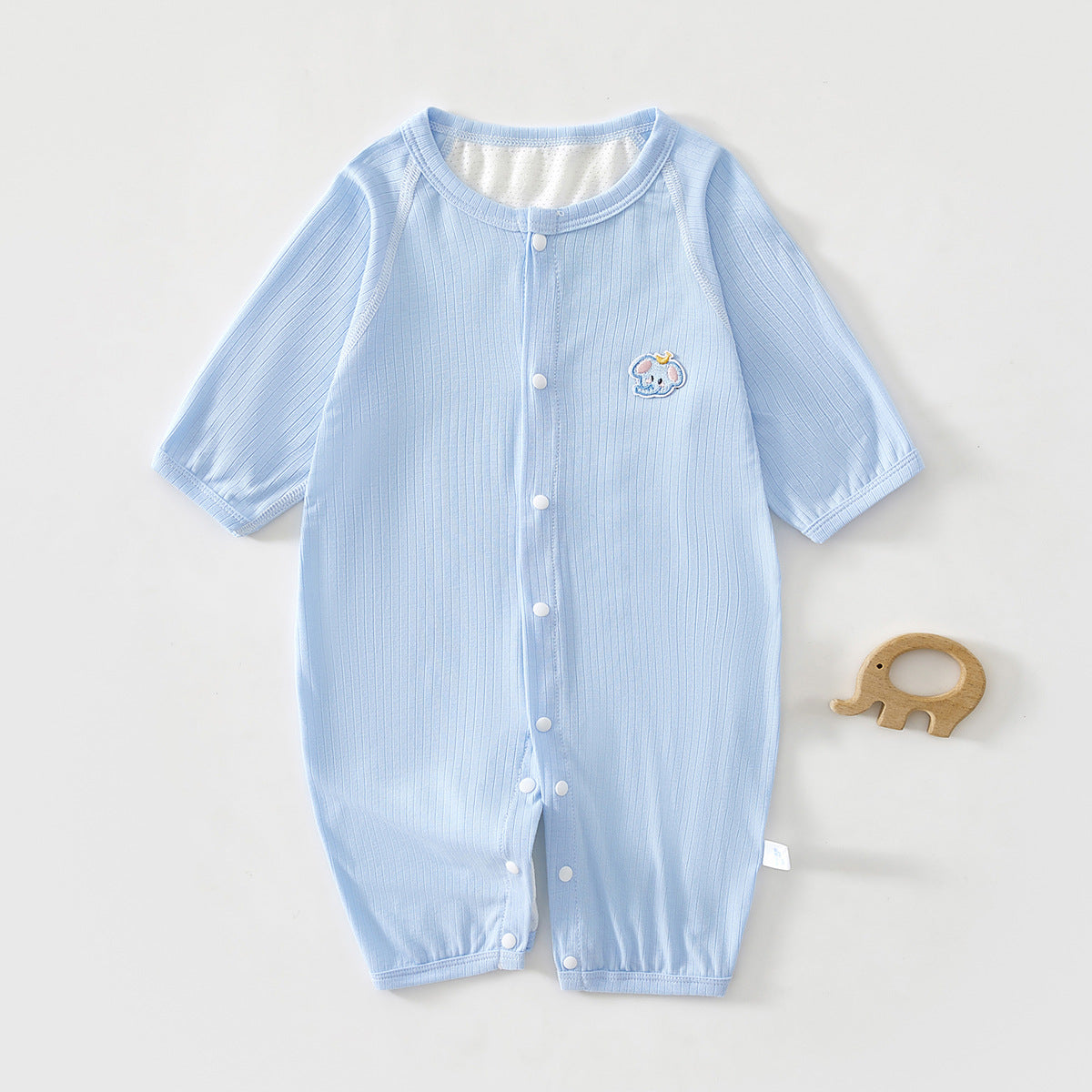 Baby Lightweight Unisex Baby Air Conditioning Sleepwear Outfit Newborn Long Sleeve Breathable Harlow Clothes