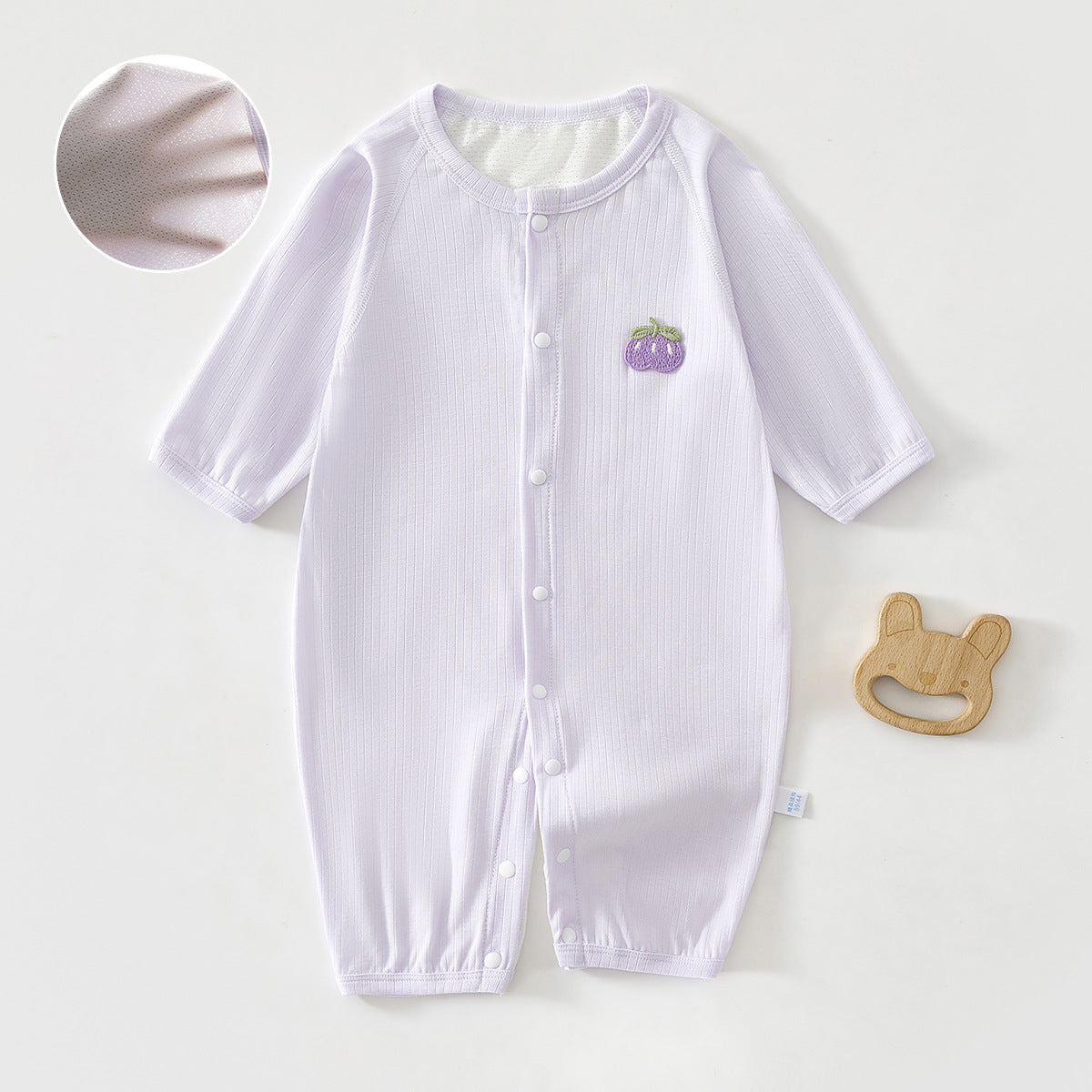 Baby Lightweight Unisex Baby Air Conditioning Sleepwear Outfit Newborn Long Sleeve Breathable Harlow Clothes