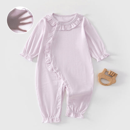 Infant Long Sleeve Bodysuit Lightweight Baby Girl Clothes Seamless Onesie