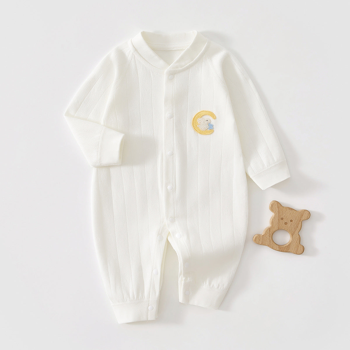 Baby Romper Newborn Clothes Pure Cotton Long Sleeve Sleepwear Baby Onesie Crawling Suit
