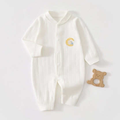Baby Romper Newborn Clothes Pure Cotton Long Sleeve Sleepwear Baby Onesie Crawling Suit