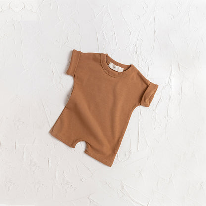 Newborn Bodysuit Pure Color Baby Short Pants