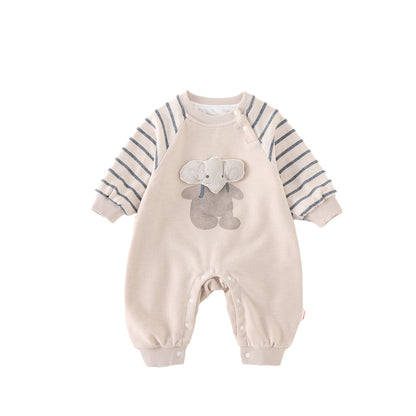 Baby Long Sleeve Onesie Autumn Cotton Seamless A-Class Newborn Clothes Cute Sleepwear Crawling Outfit