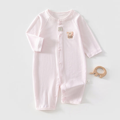 Baby Romper Sleepwear Newborn Long Sleeve Outing Air Conditioning Suit