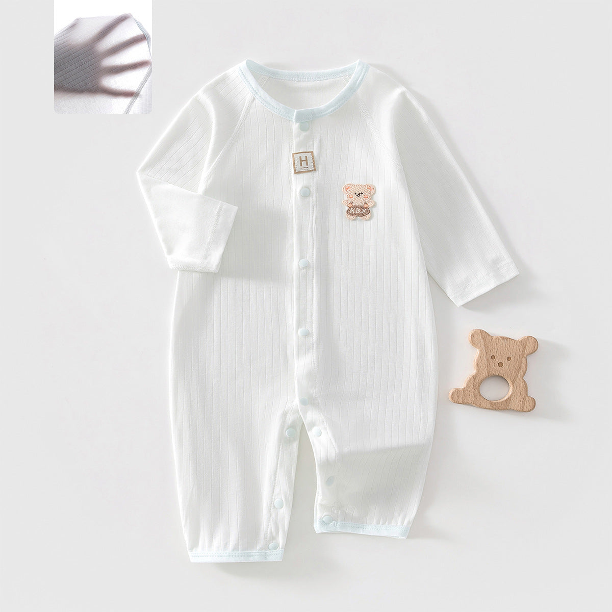 Baby Romper Sleepwear Newborn Long Sleeve Outing Air Conditioning Suit